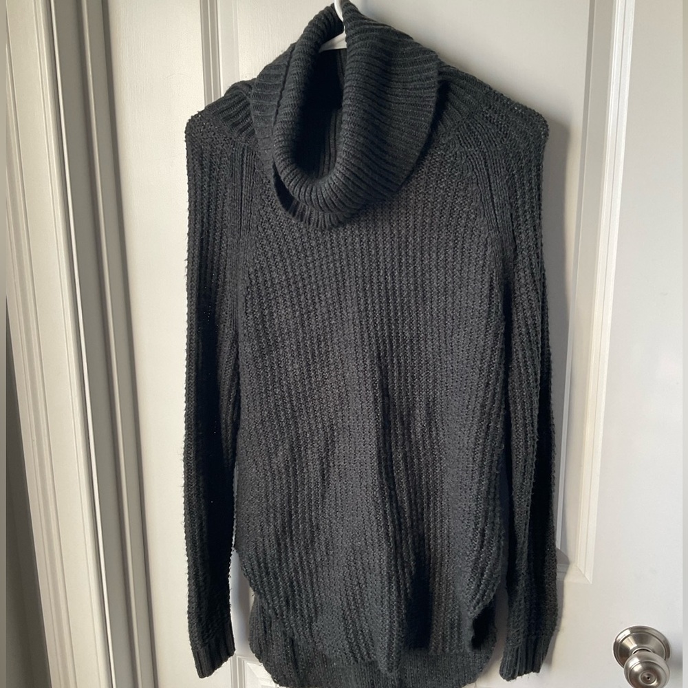A New Day Gray Knit Turtleneck